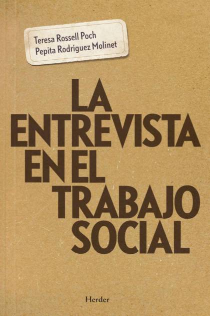 La Entrevista En El Trabajo Social Rossell Poch Teresa Y Rodriguez Mol Pepita - Pangea Ebook